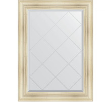 Зеркало Evoform Exclusive-G 106х79 BY 4203 с гравировкой в багетной раме - Травленое серебро 99 мм