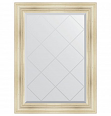 Зеркало Evoform Exclusive-G 106х79 BY 4203 с гравировкой в багетной раме - Травленое серебро 99 мм