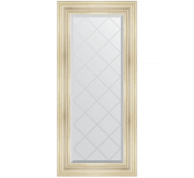 Зеркало Evoform Exclusive-G 128х59 BY 4074 с гравировкой в багетной раме - Травленое серебро 99 мм