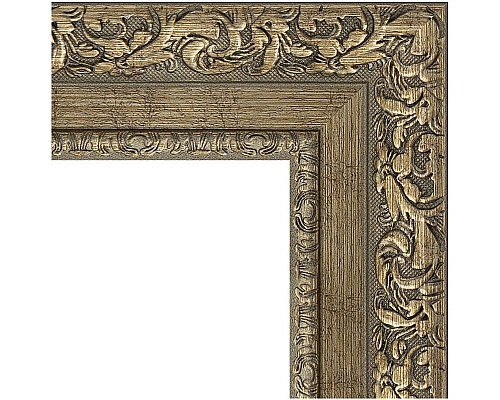 Купить Зеркало Evoform Exclusive-G 105х105 BY 4446 с гравировкой в багетной раме - Виньетка античная латунь 85 мм в магазине сантехники Santeh-Crystal.ru