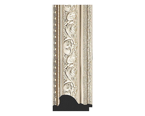 Приобрести Зеркало Evoform Exclusive-G 125х100 BY 4383 с гравировкой в багетной раме - Виньетка серебро 109 мм в магазине сантехники Santeh-Crystal.ru