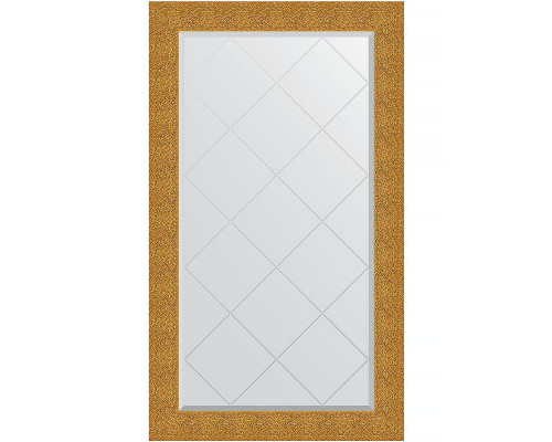 Приобрести Зеркало Evoform Exclusive-G 131х76 BY 4237 с гравировкой в багетной раме - Чеканка золотая 90 мм в магазине сантехники Santeh-Crystal.ru