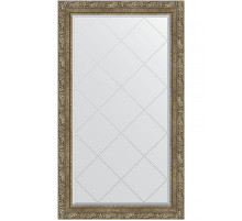 Зеркало Evoform Exclusive-G 130х75 BY 4231 с гравировкой в багетной раме - Виньетка античная латунь 85 мм