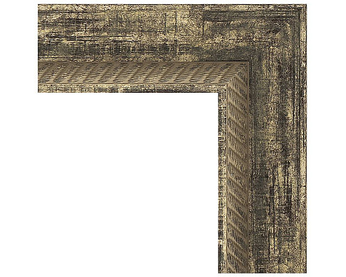 Приобрести Зеркало Evoform Exclusive-G 123х53 BY 4049 с гравировкой в багетной раме - Старое дерево с плетением 70 мм в магазине сантехники Santeh-Crystal.ru