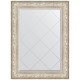 Приобрести Зеркало Evoform Exclusive-G 108х80 BY 4211 с гравировкой в багетной раме - Виньетка серебро 109 мм в магазине сантехники Santeh-Crystal.ru