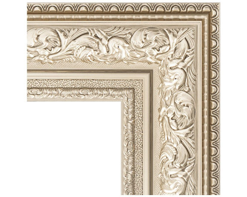 Приобрести Зеркало Evoform Exclusive-G 108х80 BY 4211 с гравировкой в багетной раме - Виньетка серебро 109 мм в магазине сантехники Santeh-Crystal.ru