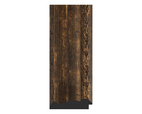 Купить Зеркало Evoform Exclusive-G 110х82 BY 4215 с гравировкой в багетной раме - Состаренное дерево с орнаментом 120 мм в магазине сантехники Santeh-Crystal.ru