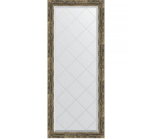 Зеркало Evoform Exclusive-G 153х63 BY 4135 с гравировкой в багетной раме - Старое дерево с плетением 70 мм