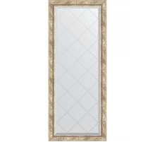 Зеркало Evoform Exclusive-G 153х63 BY 4134 с гравировкой в багетной раме - Прованс с плетением 70 мм