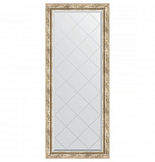 Зеркало Evoform Exclusive-G 153х63 BY 4134 с гравировкой в багетной раме - Прованс с плетением 70 мм