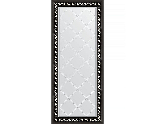 Заказать Зеркало Evoform Exclusive-G 154х65 BY 4139 с гравировкой в багетной раме - Черный ардеко 81 мм в магазине сантехники Santeh-Crystal.ru