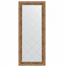 Зеркало Evoform Exclusive-G 155х66 BY 4144 с гравировкой в багетной раме - Виньетка античная бронза 85 мм