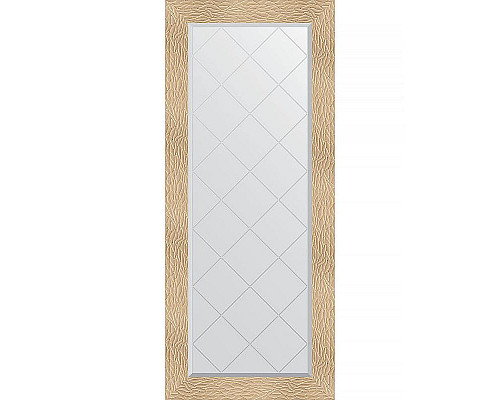 Заказать Зеркало Evoform Exclusive-G 156х66 BY 4150 с гравировкой в багетной раме - Золотые дюны 90 мм в магазине сантехники Santeh-Crystal.ru