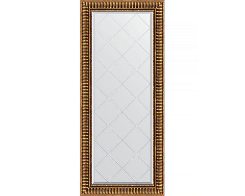 Купить Зеркало Evoform Exclusive-G 157х67 BY 4154 с гравировкой в багетной раме - Бронзовый акведук 93 мм в магазине сантехники Santeh-Crystal.ru