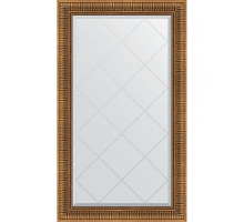 Зеркало Evoform Exclusive-G 132х77 BY 4240 с гравировкой в багетной раме - Бронзовый акведук 93 мм