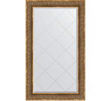 Зеркало Evoform Exclusive-G 134х79 BY 4249 с гравировкой в багетной раме - Вензель бронзовый 101 мм