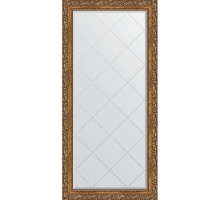 Зеркало Evoform Exclusive-G 157х75 BY 4271 с гравировкой в багетной раме - Виньетка бронзовая 85 мм
