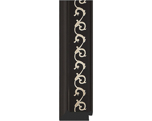 Приобрести Зеркало Evoform Exclusive-G 157х75 BY 4268 с гравировкой в багетной раме - Черный ардеко 81 мм в магазине сантехники Santeh-Crystal.ru