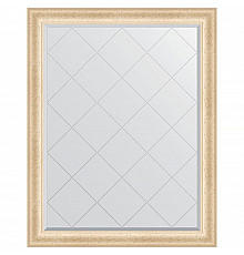 Зеркало Evoform Exclusive-G 120х95 BY 4355 с гравировкой в багетной раме - Старый гипс 82 мм