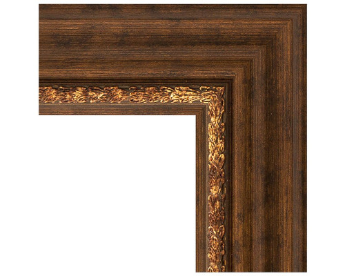 Купить Зеркало Evoform Exclusive-G 121х96 BY 4363 с гравировкой в багетной раме - Римская бронза 88 мм в магазине сантехники Santeh-Crystal.ru
