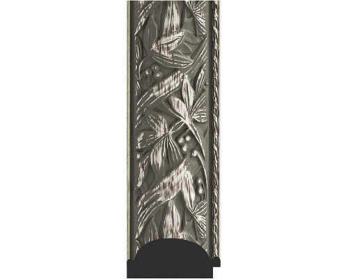 Купить Зеркало Evoform Exclusive-G 158х69 BY 4157 с гравировкой в багетной раме - Византия серебро 99 мм в магазине сантехники Santeh-Crystal.ru