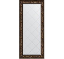 Зеркало Evoform Exclusive-G 158х69 BY 4158 с гравировкой в багетной раме - Византия бронза 99 мм
