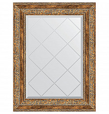 Зеркало Evoform Exclusive-G 72х55 BY 4015 с гравировкой в багетной раме - Виньетка античная бронза 85 мм