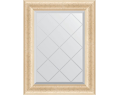 Заказать Зеркало Evoform Exclusive-G 72х55 BY 4011 с гравировкой в багетной раме - Старый гипс 82 мм в магазине сантехники Santeh-Crystal.ru