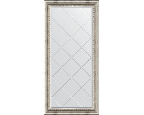 Заказать Зеркало Evoform Exclusive-G 158х76 BY 4276 с гравировкой в багетной раме - Римское серебро 88 мм в магазине сантехники Santeh-Crystal.ru