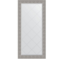 Зеркало Evoform Exclusive-G 158х76 BY 4281 с гравировкой в багетной раме - Чеканка серебряная 90 мм