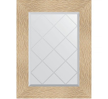 Зеркало Evoform Exclusive-G 74х56 BY 4021 с гравировкой в багетной раме - Золотые дюны 90 мм