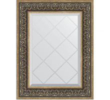 Зеркало Evoform Exclusive-G 76х59 BY 4035 с гравировкой в багетной раме - Вензель серебряный 101 мм