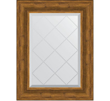 Зеркало Evoform Exclusive-G 76х59 BY 4032 с гравировкой в багетной раме - Травленая бронза 99 мм