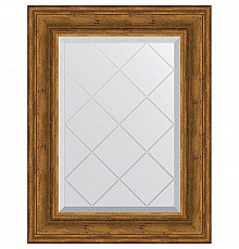 Зеркало Evoform Exclusive-G 76х59 BY 4032 с гравировкой в багетной раме - Травленая бронза 99 мм