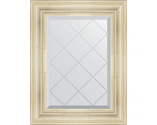 Заказать Зеркало Evoform Exclusive-G 76х59 BY 4031 с гравировкой в багетной раме - Травленое серебро 99 мм в магазине сантехники Santeh-Crystal.ru