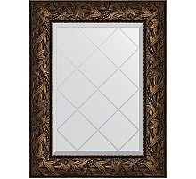 Зеркало Evoform Exclusive-G 76х59 BY 4029 с гравировкой в багетной раме - Византия бронза 99 мм