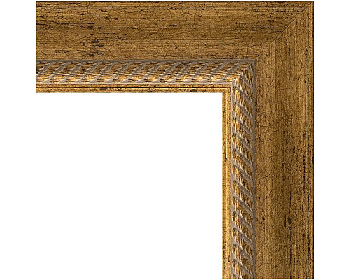 Заказать Зеркало Evoform Exclusive-G 86х63 BY 4090 с гравировкой в багетной раме - Состаренная бронза с плетением 70 мм в магазине сантехники Santeh-Crystal.ru