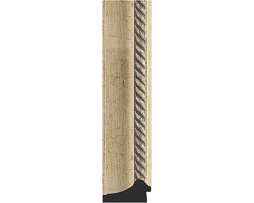 Купить Зеркало Evoform Exclusive-G 86х63 BY 4089 с гравировкой в багетной раме - Состаренное серебро с плетением 70 мм в магазине сантехники Santeh-Crystal.ru