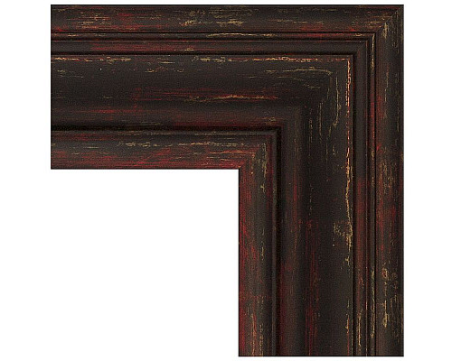 Купить Зеркало Evoform Exclusive-G 124х99 BY 4377 с гравировкой в багетной раме - Темный прованс 99 мм в магазине сантехники Santeh-Crystal.ru