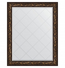 Зеркало Evoform Exclusive-G 124х99 BY 4373 с гравировкой в багетной раме - Византия бронза 99 мм