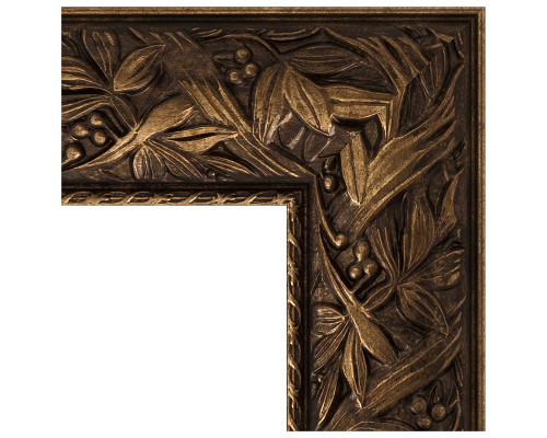 Заказать Зеркало Evoform Exclusive-G 124х99 BY 4373 с гравировкой в багетной раме - Византия бронза 99 мм в магазине сантехники Santeh-Crystal.ru