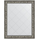 Купить Зеркало Evoform Exclusive-G 124х99 BY 4372 с гравировкой в багетной раме - Византия серебро 99 мм в магазине сантехники Santeh-Crystal.ru