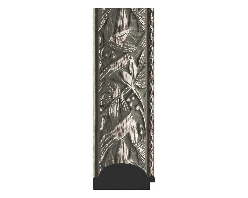 Купить Зеркало Evoform Exclusive-G 124х99 BY 4372 с гравировкой в багетной раме - Византия серебро 99 мм в магазине сантехники Santeh-Crystal.ru