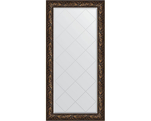 Заказать Зеркало Evoform Exclusive-G 161х79 BY 4287 с гравировкой в багетной раме - Византия бронза 99 мм в магазине сантехники Santeh-Crystal.ru