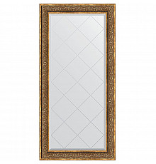 Зеркало Evoform Exclusive-G 161х79 BY 4292 с гравировкой в багетной раме - Вензель бронзовый 101 мм