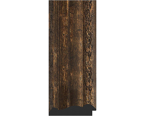 Приобрести Зеркало Evoform Exclusive-G 164х82 BY 4301 с гравировкой в багетной раме - Состаренное дерево с орнаментом 120 мм в магазине сантехники Santeh-Crystal.ru