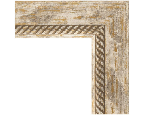 Приобрести Зеркало Evoform Exclusive-G 83х83 BY 4306 с гравировкой в багетной раме - Прованс с плетением 70 мм в магазине сантехники Santeh-Crystal.ru