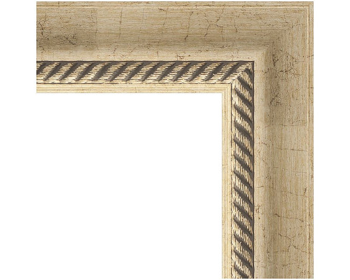 Приобрести Зеркало Evoform Exclusive-G 83х83 BY 4304 с гравировкой в багетной раме - Состаренное серебро с плетением 70 мм в магазине сантехники Santeh-Crystal.ru