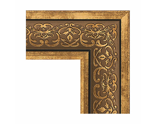 Приобрести Зеркало Evoform Exclusive-G 174х99 BY 4421 с гравировкой в багетной раме - Вензель бронзовый 101 мм в магазине сантехники Santeh-Crystal.ru