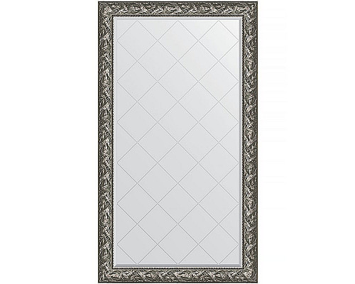 Заказать Зеркало Evoform Exclusive-G 173х98 BY 4415 с гравировкой в багетной раме - Византия серебро 99 мм в магазине сантехники Santeh-Crystal.ru